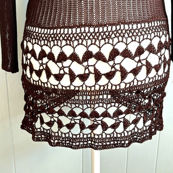 Vintage Boho Crochet Sweater by Bandolino - Picture 6 of 11